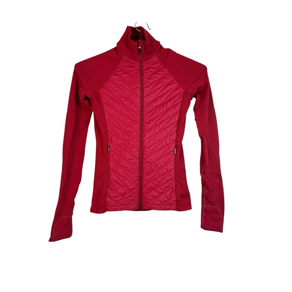 Athleta Flurry Force Insulated PrimaLoft Jacket II Red Puffer Running Track XXS